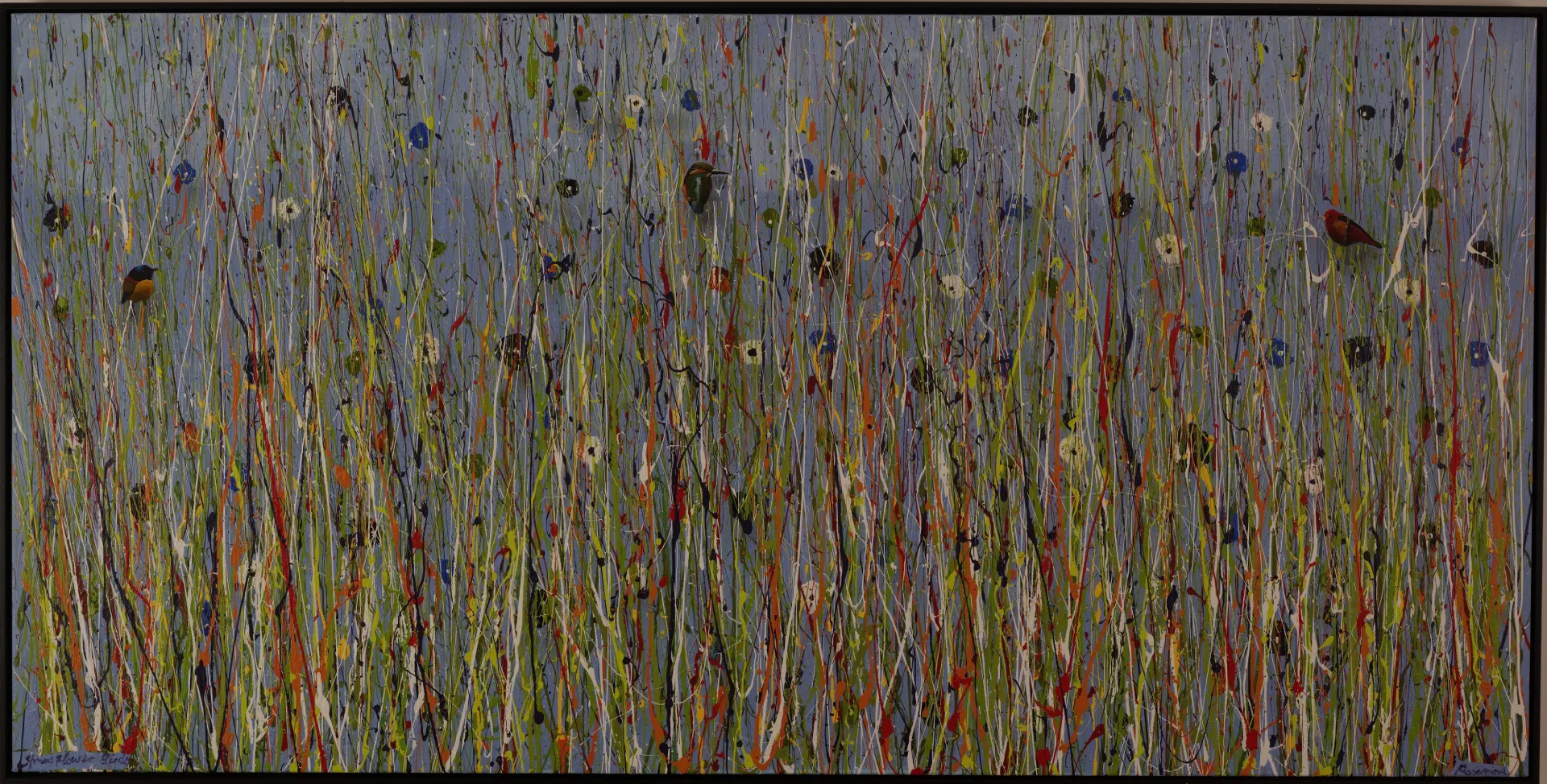 Finches in the Garden